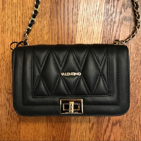 NWT Valentino Beatriz D Black Quilted Chain Bag - Picture 7 of 7
